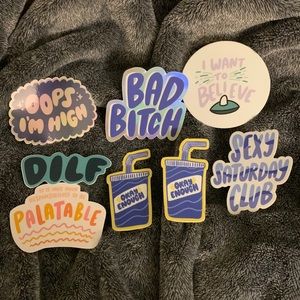 ✨4/$9✨ Sassy stickers set